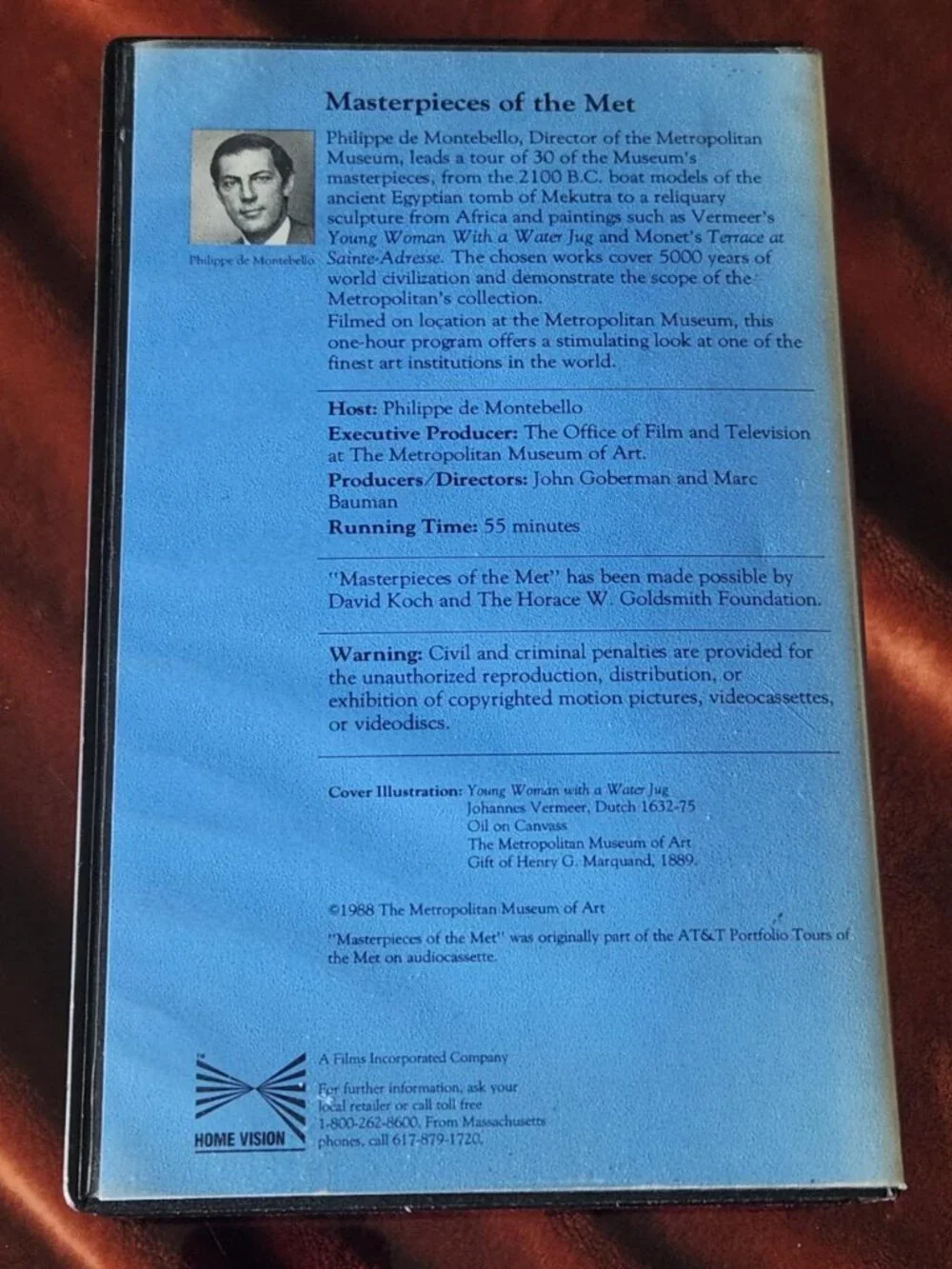 Masterpieces Of The Met: The MET Home Video Collection - VHS